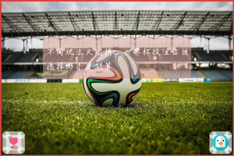 不同玩法大比拼：世界杯投注你该选择哪个更划算