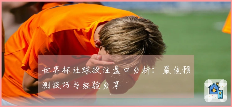 世界杯让球投注盘口分析：最佳预测技巧与经验分享